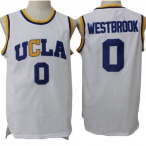 Ucla Bruins 0 Russell Westbrook White Basketball Jersey