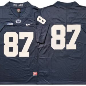 Penn State Nittany Lions 87 Navy Football Jersey