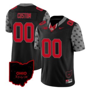 Custom Ohio State Buckeyes Jersey Name and Number College Football Stitched Alternate Black