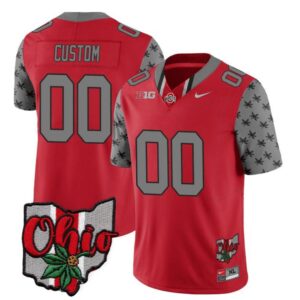 Custom Ohio State Buckeyes Jersey Name and Number College Football 2023 Stitched Alternate Red