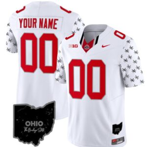 Custom Ohio State Buckeyes Jersey Name and Number College Football Alternate White Limited