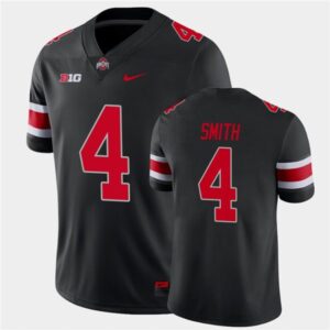 Jeremiah Smith Jersey Black #4 Ohio State Buckeyes College Football Stitched