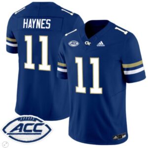 Jamal Haynes  #11 Georgia Tech Yellow Jackets Vapor   Navy
