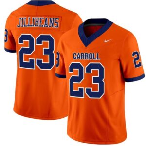 Jillibeans #23 Carroll University Pioneers   - All Stitched Orange