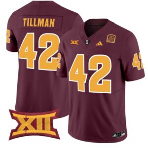 Pat Tillman  #42 Arizona State Sun Devils Vapor  College  Maroon