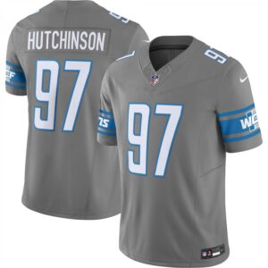Aidan Hutchinson Detroit Lions Vapor F.U.S.E. Limited  - Silver