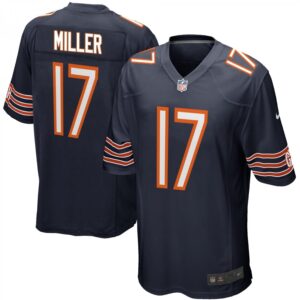 Anthony Miller Navy Chicago Bears Game Player