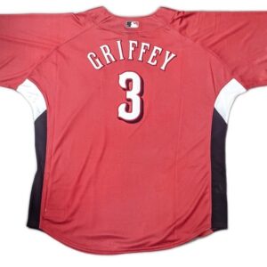 Cincinnati Reds Ken Griffey Jr. Mitchell & Ness 2007 Red Cooperstown Collection Batting Practi