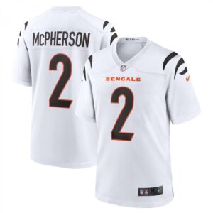 Evan McPherson Cincinnati Bengals Game Player  - White