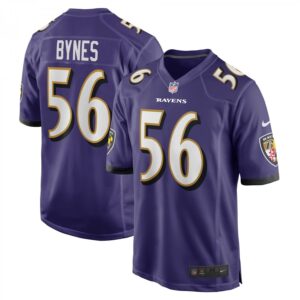 Josh Bynes Purple Baltimore Ravens Game