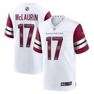 Terry McLaurin Washington Commanders Game  - White