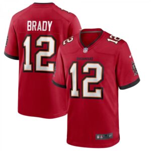 Tom Brady Red Tampa Bay Buccaneers Game Player