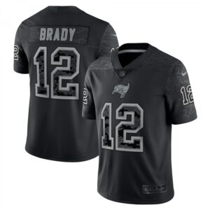 Tom Brady Tampa Bay Buccaneers RFLCTV Limited  - Black