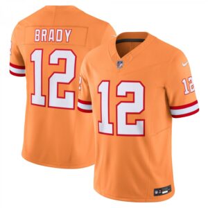 Tom Brady Tampa Bay Buccaneers Vapor F.U.S.E. Limited  - Orange