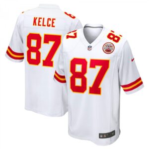 Travis Kelce Kansas City Chiefs Player Game  - White