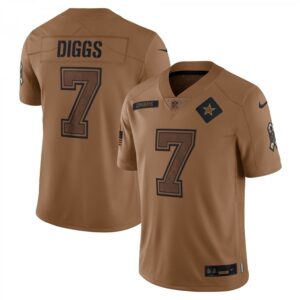 Trevon Diggs Dallas Cowboys 2023 Salute To Service Limited  - Brown