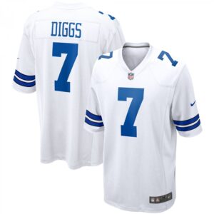 Trevon Diggs Dallas Cowboys Game  - White