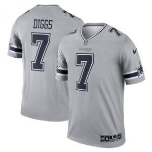 Trevon Diggs Dallas Cowboys Inverted Legend  - Gray