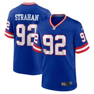 Michael Strahan New York Giants Classic Retired Player Game  - Royal