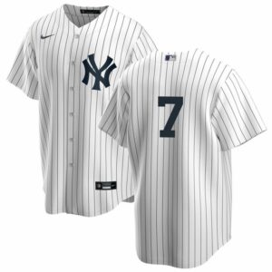 Mickey Mantle White New York Yankees Home Official Replica Player