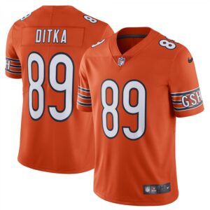 Mike Ditka Chicago Bears Alternate Vapor Untouchable Limited Retired Player  - Orange