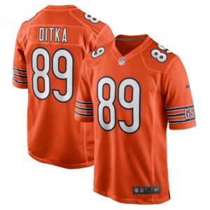 Mike Ditka Chicago Bears Retired Player  - Orange