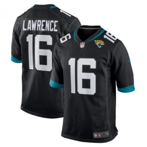 Trevor Lawrence Jacksonville Jaguars Alternate Player Game  - Black