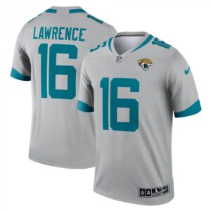 Trevor Lawrence Jacksonville Jaguars Inverted Legend  - Silver