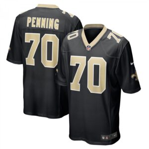 Trevor Penning Black New Orleans Saints Player Game