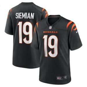 Trevor Siemian Black Cincinnati Bengals Team Game