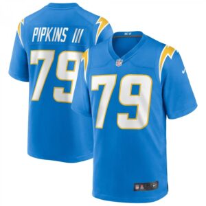 Trey Pipkins III Powder Blue Los Angeles Chargers Game