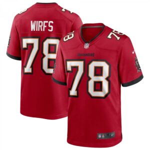 Tristan Wirfs Red Tampa Bay Buccaneers Player Game
