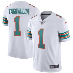 Tua Tagovailoa Miami Dolphins 2nd Alternate Vapor Limited  - White