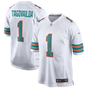 Tua Tagovailoa White Miami Dolphins 2nd Alternate Game
