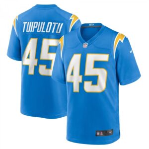 Tuli Tuipulotu Powder Blue Los Angeles Chargers Team Game