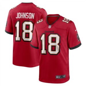 Tyler Johnson Red Tampa Bay Buccaneers Home Game Player