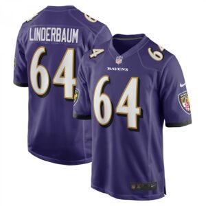 Tyler Linderbaum Purple Baltimore Ravens Player Game