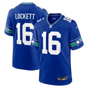 Tyler Lockett Seattle Seahawks Throwback Player Game  - Royal