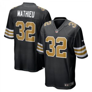 Tyrann Mathieu Black New Orleans Saints Player Alternate Game