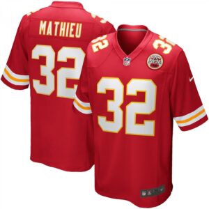Tyrann Mathieu Kansas City Chiefs Game Player  - Red