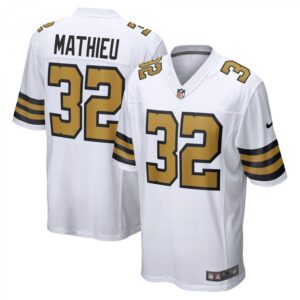 Tyrann Mathieu New Orleans Saints Player Game  - White