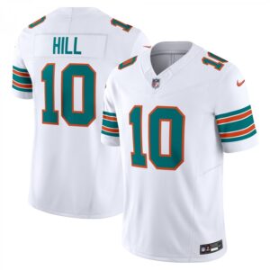 Tyreek Hill White Miami Dolphins Alternate Vapor F.U.S.E. Limited