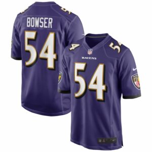 Tyus Bowser Purple Baltimore Ravens Game Player