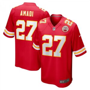 Ugo Amadi Red Kansas City Chiefs Home Game Player