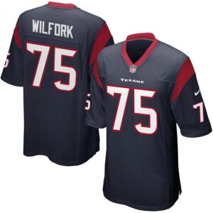 Vince Wilfork Houston Texans Game  - Navy Blue