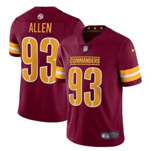 Washington Commanders Johnathan Allen Vapor  - Burgundy