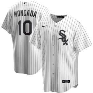 Yoan Moncada Chicago White Sox White Home Replica