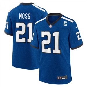Zack Moss Indianapolis Colts Indiana Nights Alternate Game  - Royal