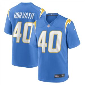 Zander Horvath Powder Blue Los Angeles Chargers Game Player