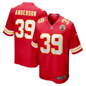 Zayne Anderson Red Kansas City Chiefs Player Game